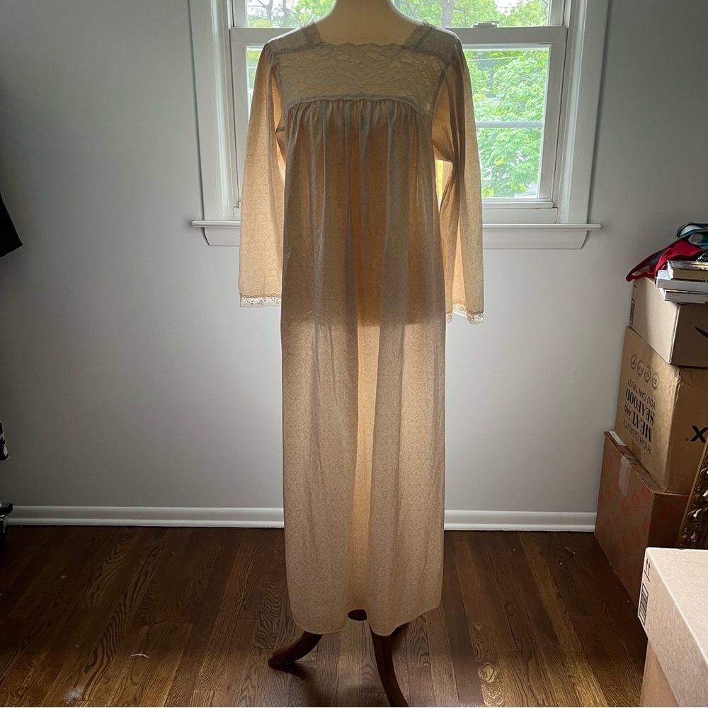 Dior Cream Lace Nightgown